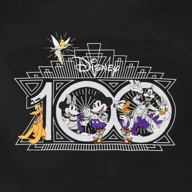 ディズニーキャラクター パーカー ブラック The Disney100 Platinum Celebration Collection 12,100円