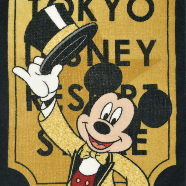 【東京ディズニーリゾート店限定】ミッキー フェイスタオル 東京ディズニーリゾート店25周年記念 1,800円
