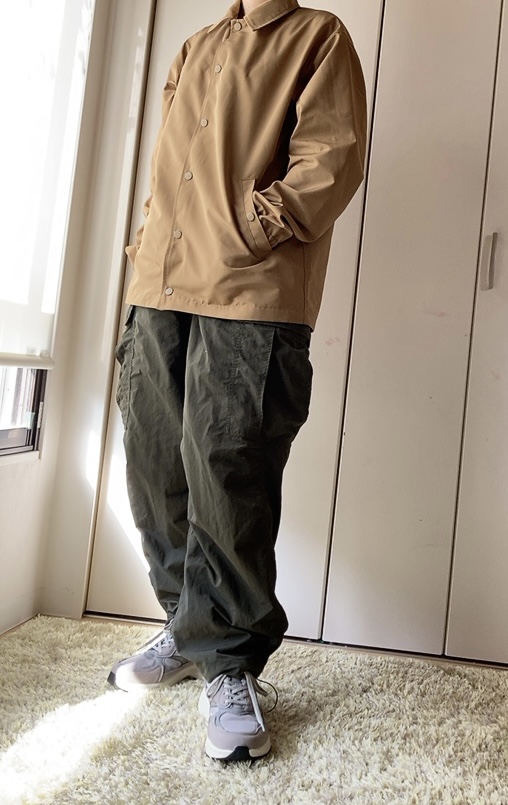 【ワークマン リラックスフィットコーチジャケット】男女問わず着られる良デザイン