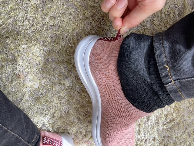 【ワークマン ファイングリップレディース】シューズ自体は非常に軽量