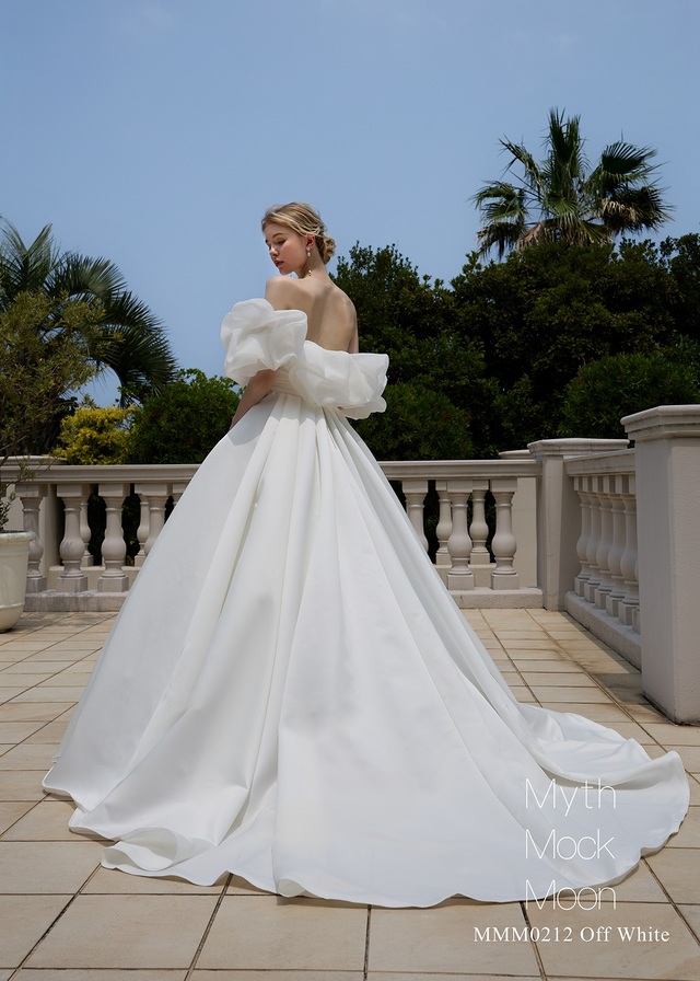 クラウディア｜Myth Mock Moon(ミスモックムーン)新作ウェディングドレス｜MMM0212_OffWhite