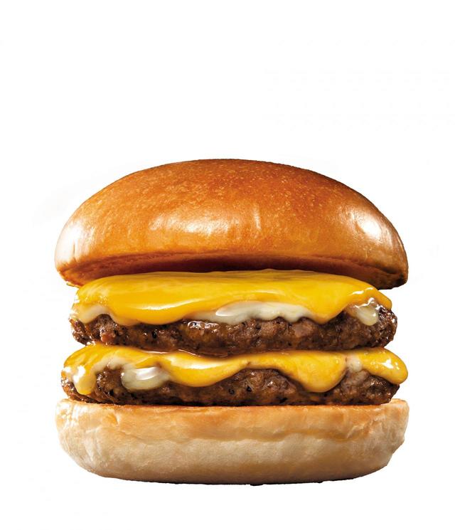『ダブル絶品チーズバーガー　600 円（通常価格770 円）