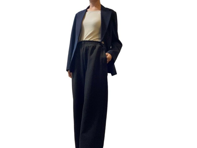 【ユニクロC　スウェットワイドパンツ】ジャケットとの組み合わせもおすすめ！