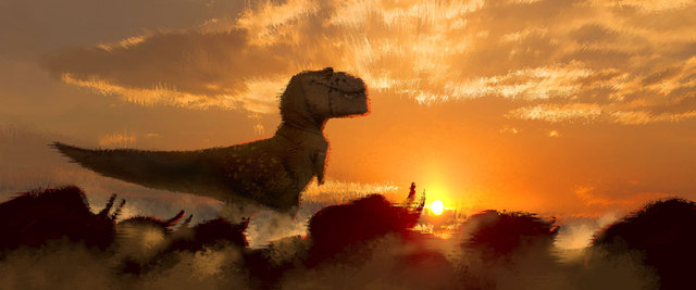 シャロン・キャラハン｜≪カラースクリプト≫｜『アーロと少年』（2015年）｜デジタルペインティング｜©Disney/Pixar