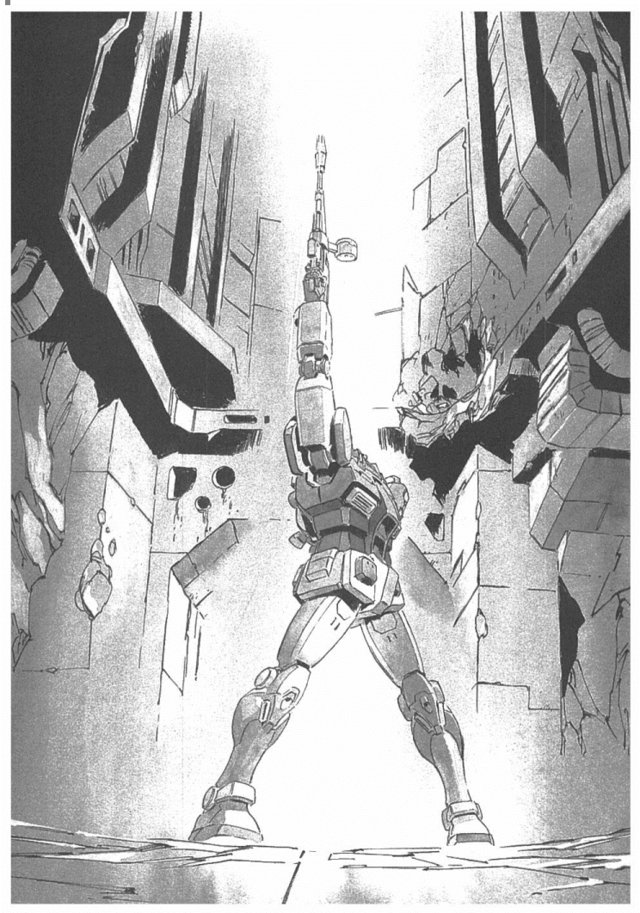 「機動戦士ガンダム THE ORIGIN」漫画原画 © 創通・サンライズ