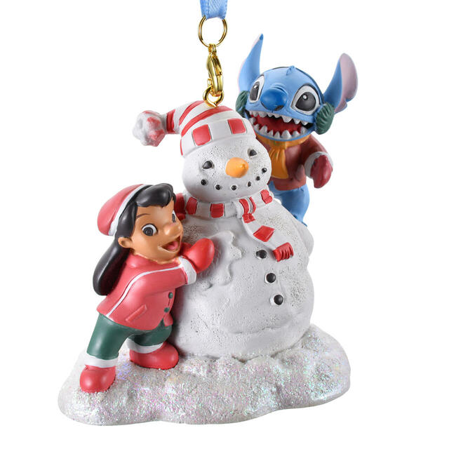 リロ＆スティッチ オーナメント 雪だるま Disney Christmas Ornament 2,200円 ※一部店舗限定