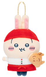 「ちいかわ焼き 店員さんなマスコット（うさぎ）」＜価格：1,870円（税込）＞【「モモンガ」も「くりまんじゅう」も「ラッコ」も♪ふわふわ生地の可愛い「ちいかわ焼き」に新しいキャラクターが仲間入り！】