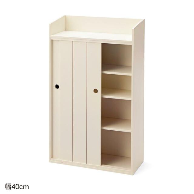 【ベルメゾン】羽目板風薄型トイレ収納ラック