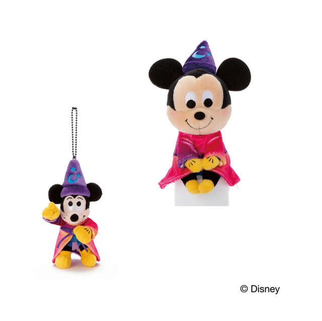 ファンタジア＜グラデーション＞魔法使いの弟子ミッキー ボールチェーンマスコット 2,640円、ちょっこりさん 1,980円