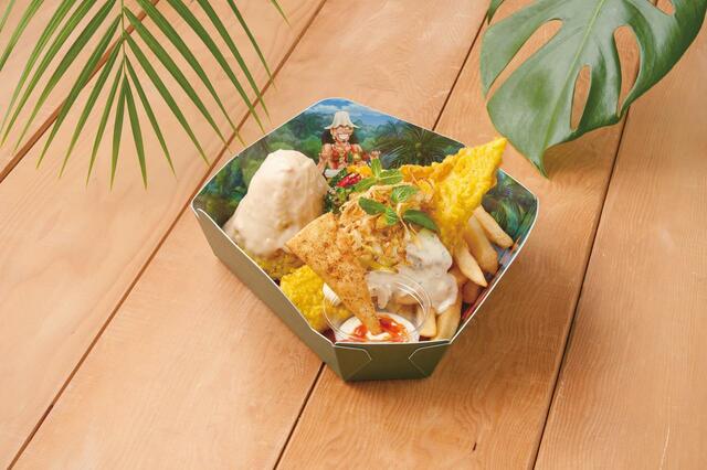 ウソップの伝説のフィッシュプレート 2,100円｜ユニバーサル・スタジオ・ジャパン「ワンピース・プレミア・サマー2023」スペシャルメニュー