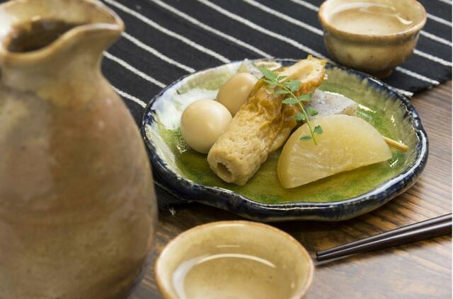 おでん缶　皿盛りイメージ