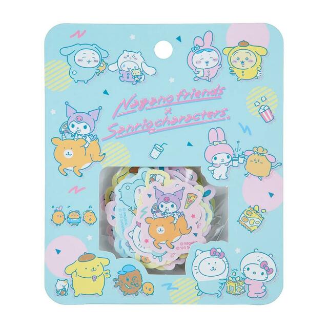 ナガノフレンズ×サンリオキャラクターズ　シールセット　495円