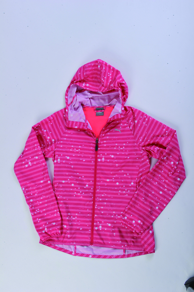 フーデッド ウーブンジャケット