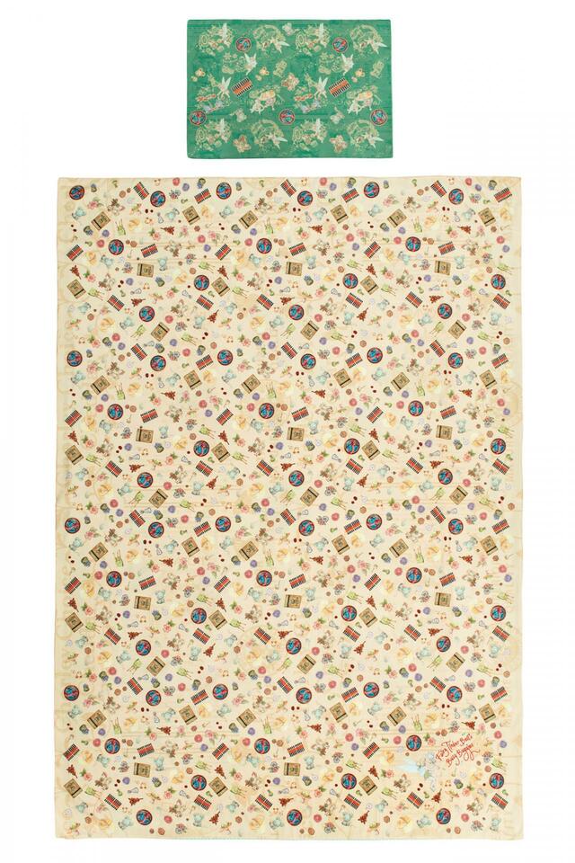 掛ふとんカバー 7,000円|「フェアリー・ティンカーベルのビジーバギー」をテーマにしたグッズ|東京ディズニーシー新テーマポート「ファンタジースプリングス」販売店舗:東京ディズニーシー「エンポーリオ」|発売日:2024年5月28日(火)