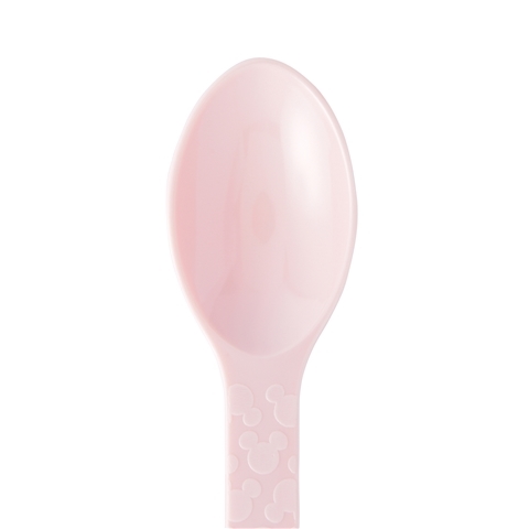 【Francfranc×ディズニーコラボグッズ 人気ランキング 3位】「ディズニー ミッキー メラミンスプーン ピンク」258円（税込）