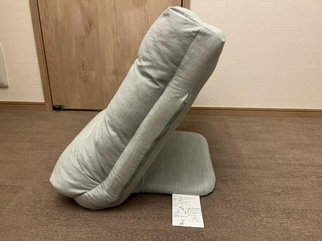 【カインズ　座布団にもなる背もたれイス】リクライニング11段階