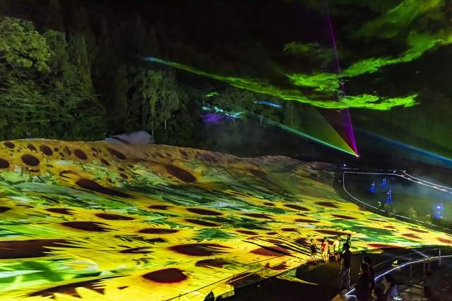 アパリゾート上越妙高「アパリュージョン2019」プロジェクションマッピング