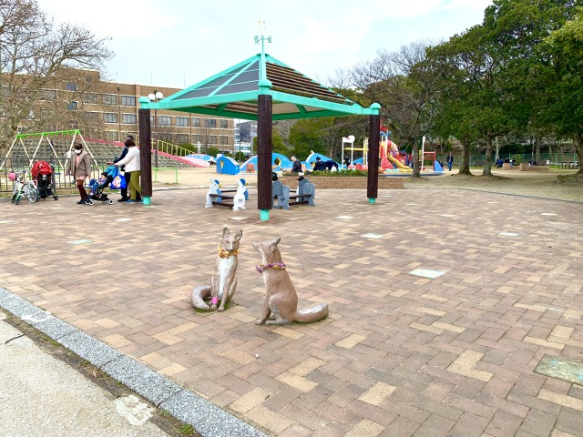 遊具がたくさんある「児童遊園」