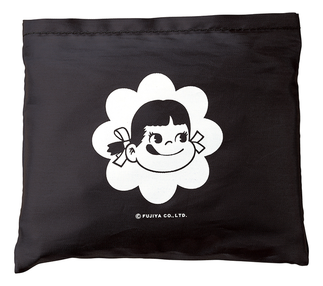 「ペコちゃんエコバッグ（ブラック）」＜税込2,280円以上お買い上げのお客様にプレゼント＞【裏不二家の日】