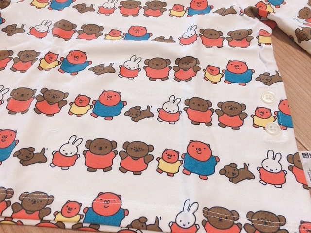 【UNIQLO（ユニクロ）ベビー用パジャマ】カラフルでかわいい！