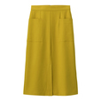 GU／フロントポケットミディスカートZ（YELLOW）