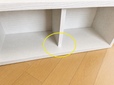 【無印良品 壁に付けられる家具箱】真ん中の仕切りが少し奥に下がっていて抜け感がでます◎
