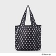 【ミッフィー×OPAQUE.CLIP】【miffy】総柄プリントポケッタブルエコバッグ ¥2,200／ミッフィーの総柄プリントが可愛い、A4サイズ対応・マチ付きのエコバッグ