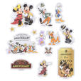 【東京ディズニーリゾート店限定】ミッキー＆フレンズ シール・ステッカー クリア 貼ってはがせる Sticker Collection 東京ディズニーリゾート店25周年記念 700円