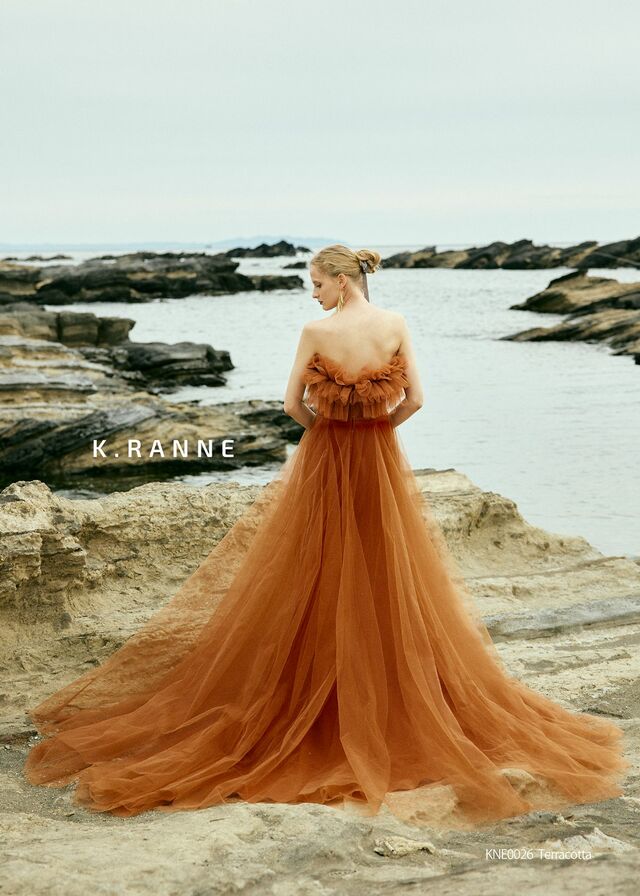 「K.RANNE-クランネ-」新作ウェディングドレス KNE0026_Terracotta