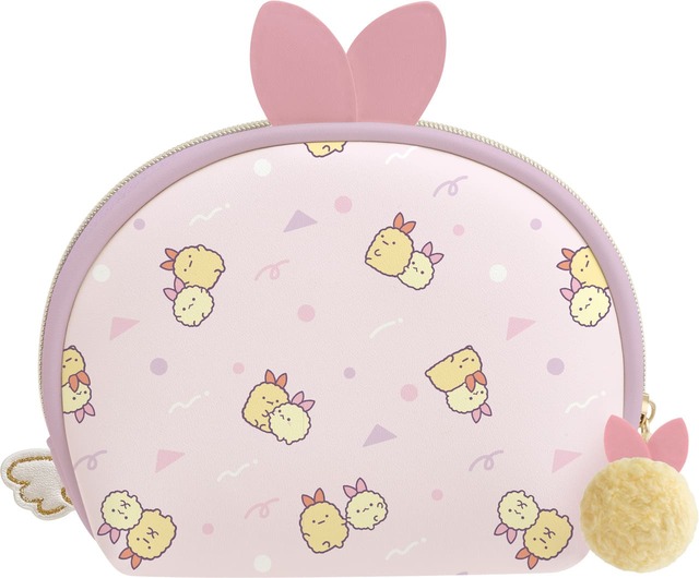 【すみっコぐらし】「ポーチ」うしろ えびてんのマスコット付き