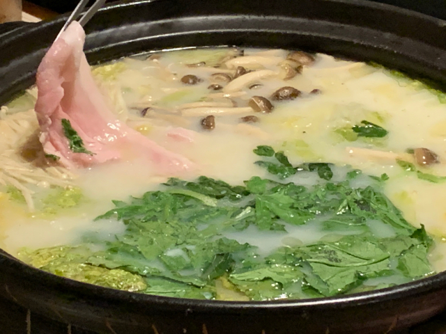 シメはチーズ入りのリゾットで最後まで味わった