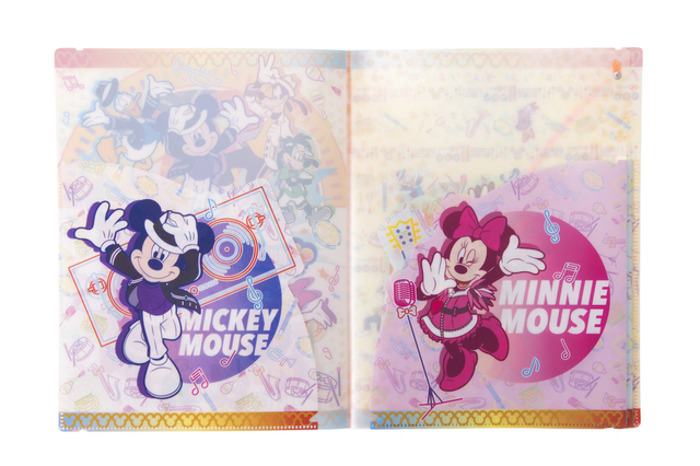 クリアホルダー ¥900｜サイズ：A4 、6ポケット｜東京ディズニーランド「クラブマウスビート」グッズ