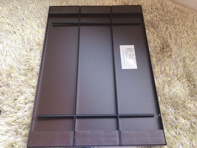 【ワークマン アルミテーブル】天板を3枚通します