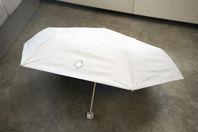 ベイマックス 折りたたみ傘 晴雨兼用 ポーチ入り ワンポイント SHINY DAY 4,000円