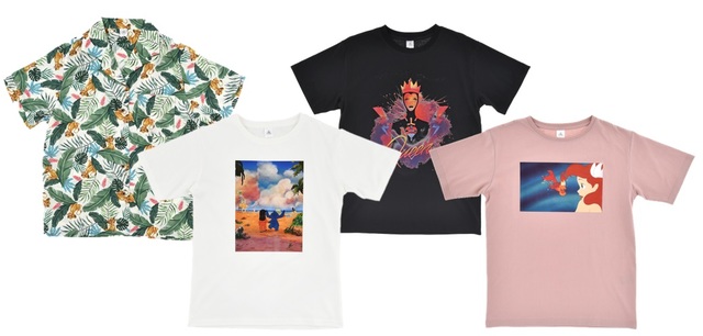 アロハ風半袖シャツ4,290円（税込）、半袖Tシャツ：各3,190円（税込）
