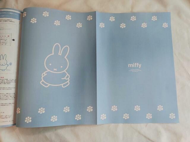 ミッフィーの婚姻届けの裏面も、とってもキュート