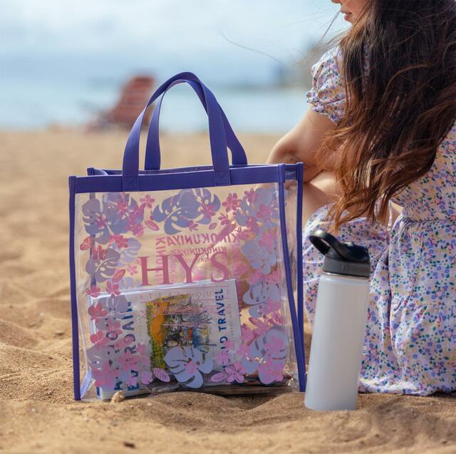 【Hy's Steak House×紀ノ国屋「クリアバッグL」】ビーチやプールでのレジャーにぴったり