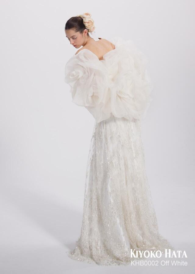 「KIYOKO HATA」新作ウェディングドレス KHB0002_OffWhite