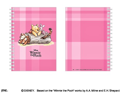 リングノート（約W128mm×H182ｍｍ ※リング部分含まず） 715円【三越伊勢丹限定】くまのプーさん DISNEY WINNIE THE POOH FESTIVAL 2022