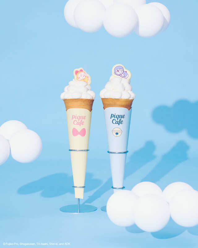 【ドラえもん meets GELATO PIQUE CAFE】「ドラえもんクレープ」「ドラミクレープ」各￥1,390
