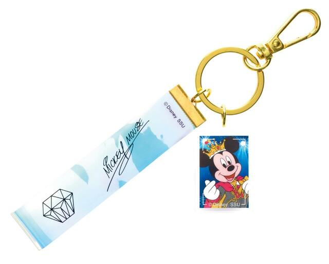 G賞 銀テープ風キーホルダー|Happyくじ「Disney IDOL ON STAGE」