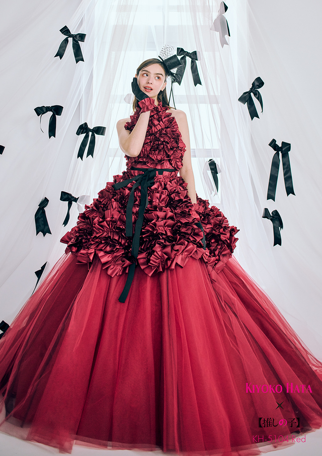 クラウディア|KIYOKO HATA × TVアニメ『【推しの子】』ウェディングドレス|「有馬かな」モデル KH-5104_Red