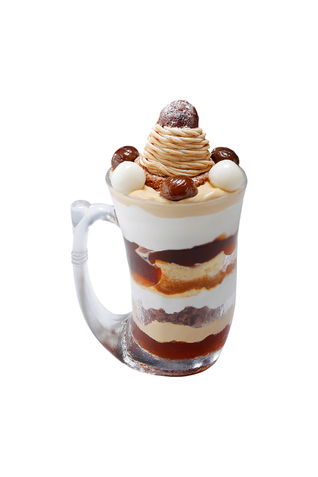 びっくり！ジョッキパフェ（マロン）