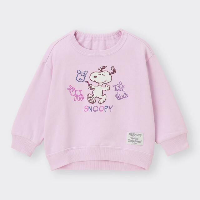 GU「PEANUTS」カンタンスウェットプルオーバー ¥1,290