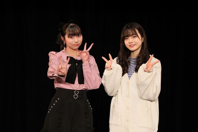 左から平野百菜、坂本真凛
