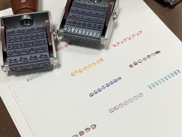 回転デコレーションスタンプ「わたしびより」は手帳デコに便利