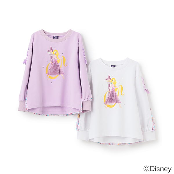 トレーナー ¥12,980|ANNA SUI mini『塔の上のラプンツェル』