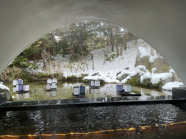 【界 津軽】かまくら露天風呂(男湯)