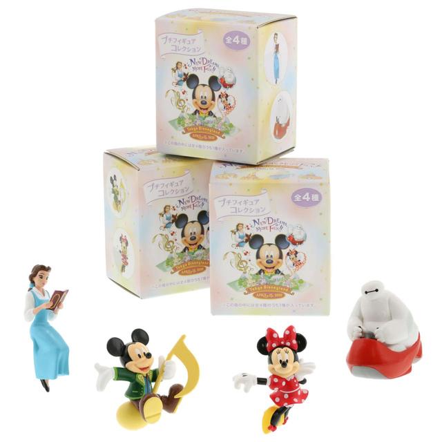 フィギュア 700円｜高さ約5～6.5cm、全4種のうちどれか1つが入っています｜東京ディズニーリゾート・アプリ、ギャグファクトリー／ファイブ･アンド･ダイム