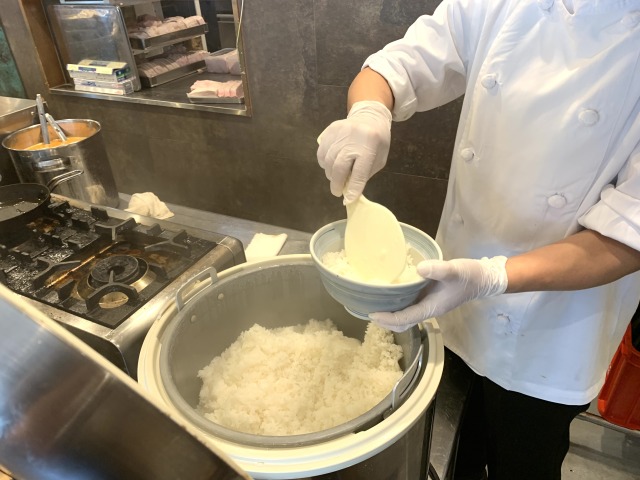 ごはんは新潟産のお米を使用